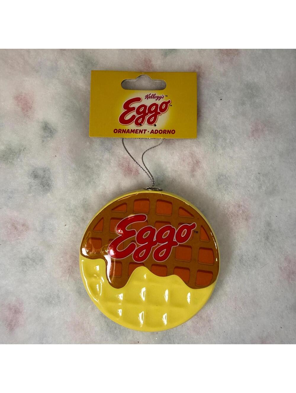Eggo Waffle Christmas Ornament by Ruz